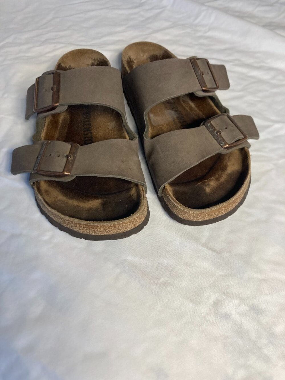 Birkenstock Arizona Sandals Brown Leather Size 42